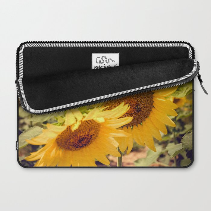 Yellow Summer Sunflower Laptop Sleeve Gallery Image 2