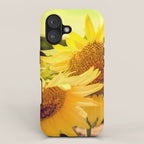 Yellow Summer Sunflower iPhone Case Gallery Image 1
