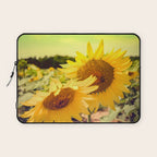 Yellow Summer Sunflower Laptop Sleeve Gallery Image 1