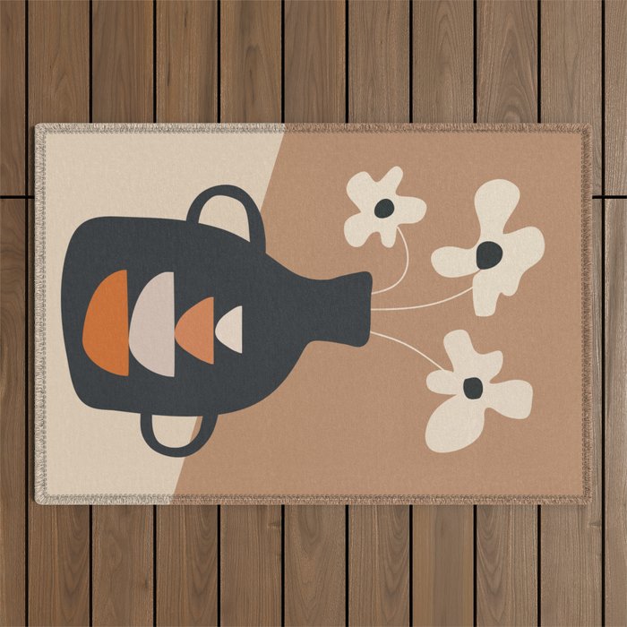 Serene Blooms 6 Outdoor Rug Gallery Image 1