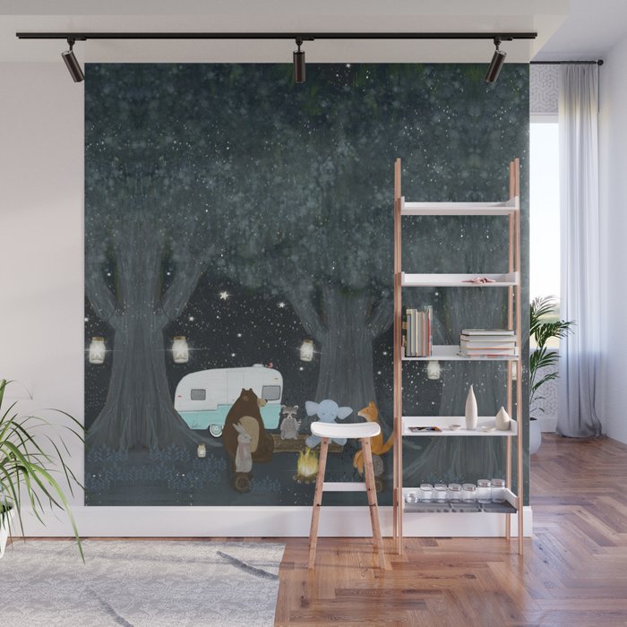 camping time Wall Mural Gallery Image 1