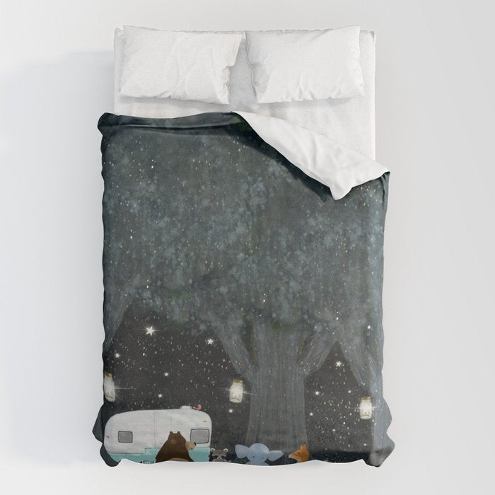 camping time Duvet Cover Gallery Image 1