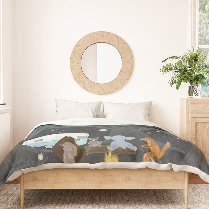 camping time Duvet Cover Gallery Image 3