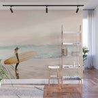 Surfer Girl Wall Mural Gallery Image 1