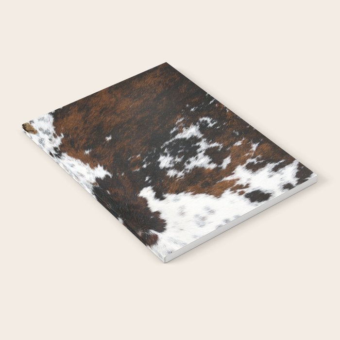 Brown Cowhide, Farmhouse decor Notebook Gallery Image 1