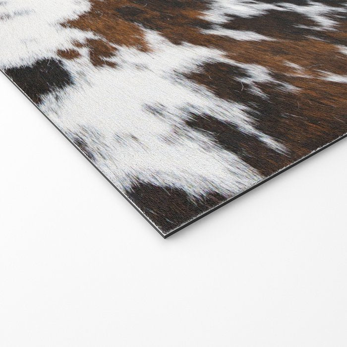 Brown Cowhide, Farmhouse decor Welcome Mat Gallery Image 2
