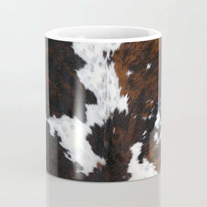 Brown Cowhide, Farmhouse decor Coffee Mug Gallery Image 4