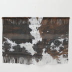 Brown Cowhide, Farmhouse decor Wall Hanging Gallery Image 1