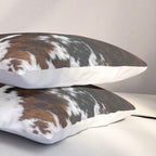 Brown Cowhide, Farmhouse decor Pillow Sham Gallery Image 3