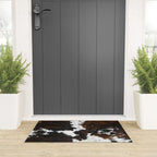 Brown Cowhide, Farmhouse decor Welcome Mat Gallery Image 3