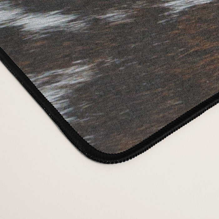 Brown Cowhide, Farmhouse decor Desk Mat Gallery Image 4