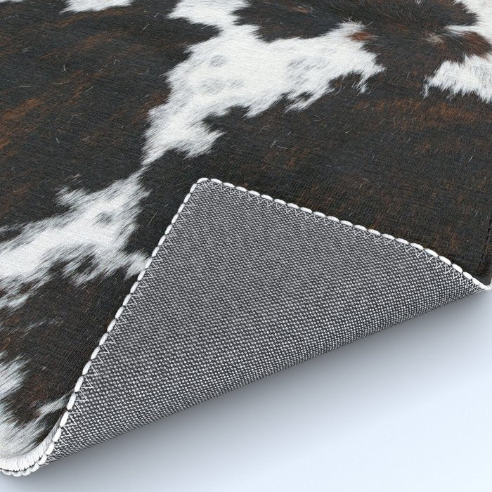 Brown Cowhide, Farmhouse decor Rug Gallery Image 4