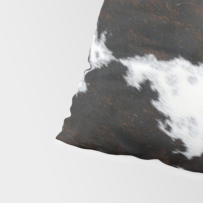 Brown Cowhide, Farmhouse decor Pillow Sham Gallery Image 4