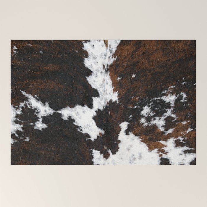 Brown Cowhide, Farmhouse decor Welcome Mat Gallery Image 2