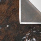 Brown Cowhide, Farmhouse decor Wall Tapestry Gallery Image 3