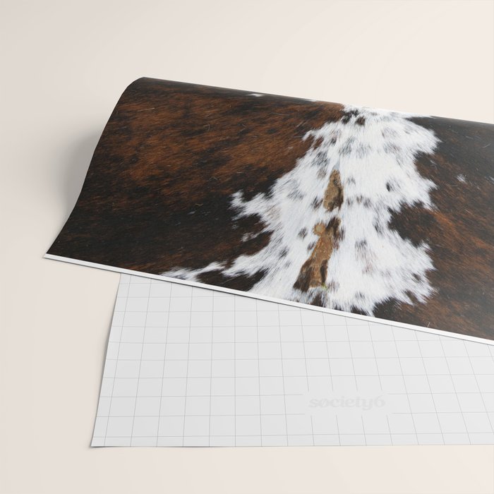 Brown Cowhide, Farmhouse decor Wrapping Paper Gallery Image 2