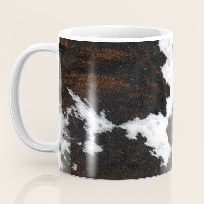 Brown Cowhide, Farmhouse decor Coffee Mug Gallery Image 3
