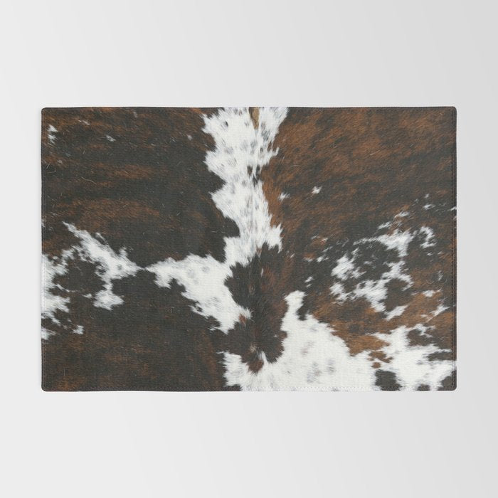 Brown Cowhide, Farmhouse decor Rug Gallery Image 2