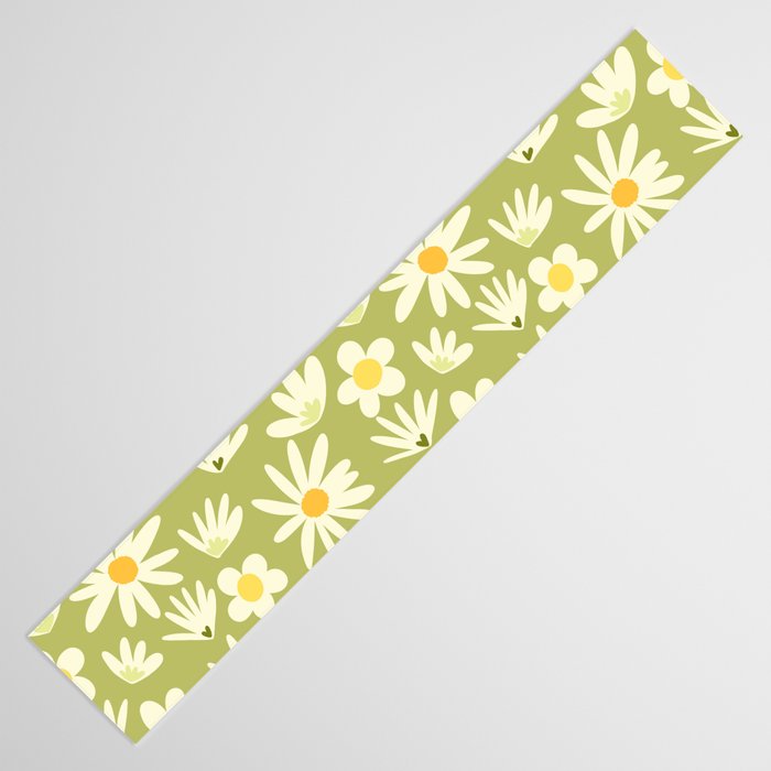 Snowdrops and Daisies  Table Runner Gallery Image 3