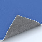 Retro Blue Solid Color Rug Gallery Image 4
