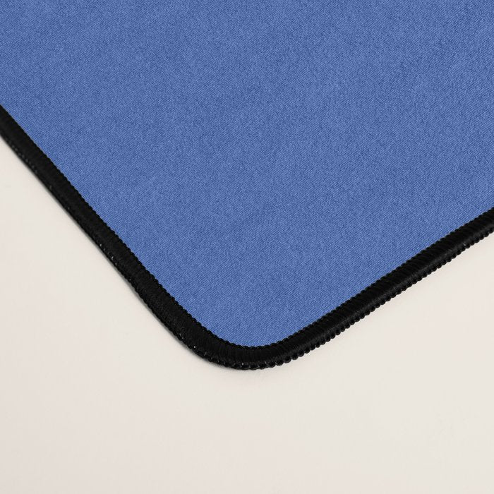 Retro Blue Solid Color Desk Mat Gallery Image 4