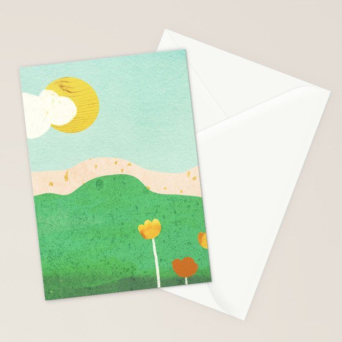 Sunny Day Stationery Card Gallery Image 2