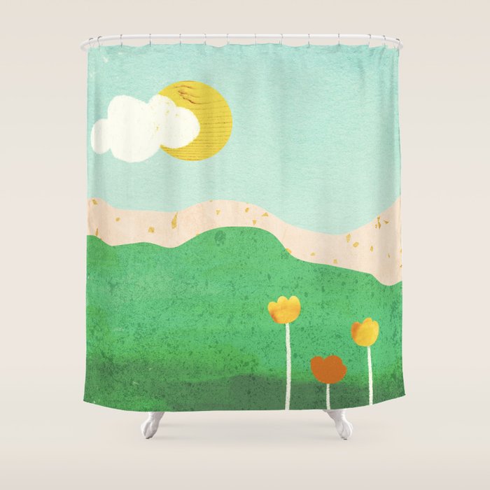 Sunny Day Shower Curtain Gallery Image 1