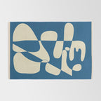 Modern Abstract Depth - Cobalt Rug Gallery Image 2