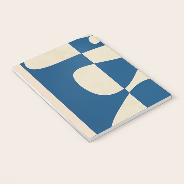 Modern Abstract Depth - Cobalt Notebook Gallery Image 3