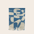 Modern Abstract Depth - Cobalt Wall Hanging Gallery Image 1