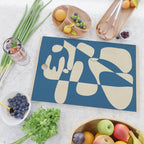 Modern Abstract Depth - Cobalt Cutting Board Gallery Image 2