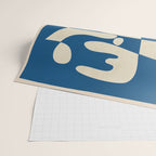 Modern Abstract Depth - Cobalt Wrapping Paper Gallery Image 2
