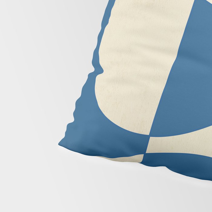 Modern Abstract Depth - Cobalt Pillow Sham Gallery Image 4