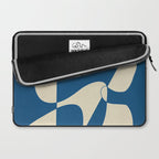 Modern Abstract Depth - Cobalt Laptop Sleeve Gallery Image 2