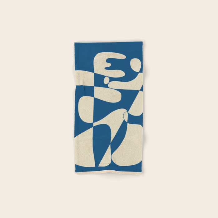 Modern Abstract Depth - Cobalt Bath Towel Gallery Image 1