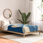 Modern Abstract Depth - Cobalt Comforter Gallery Image 2