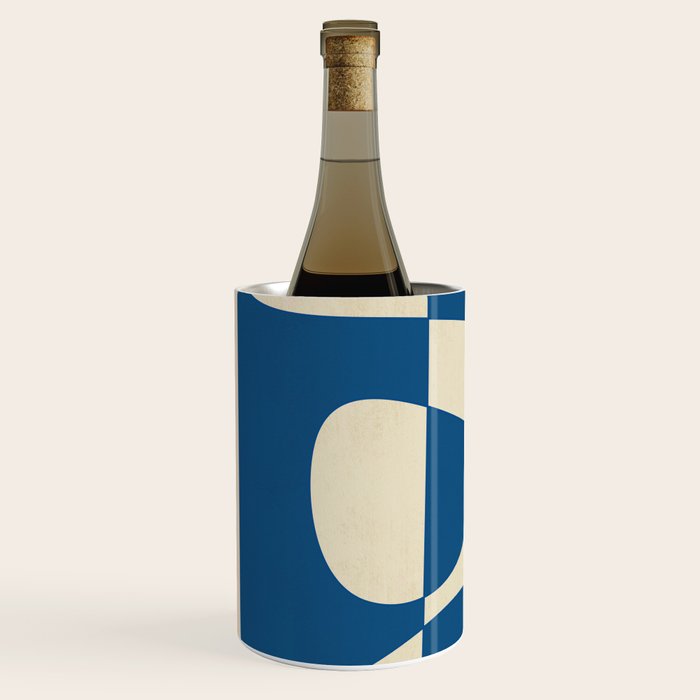 Modern Abstract Depth - Cobalt Wine Chiller Gallery Image 2