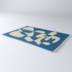 Modern Abstract Depth - Cobalt Rug Gallery Image 3