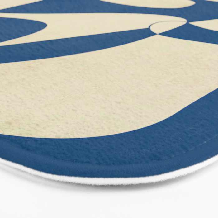 Modern Abstract Depth - Cobalt Bath Mat Gallery Image 3