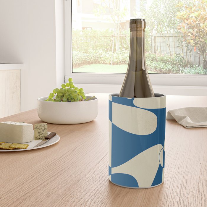 Modern Abstract Depth - Cobalt Wine Chiller Gallery Image 4