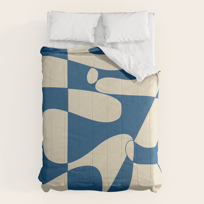 Modern Abstract Depth - Cobalt Comforter Gallery Image 6