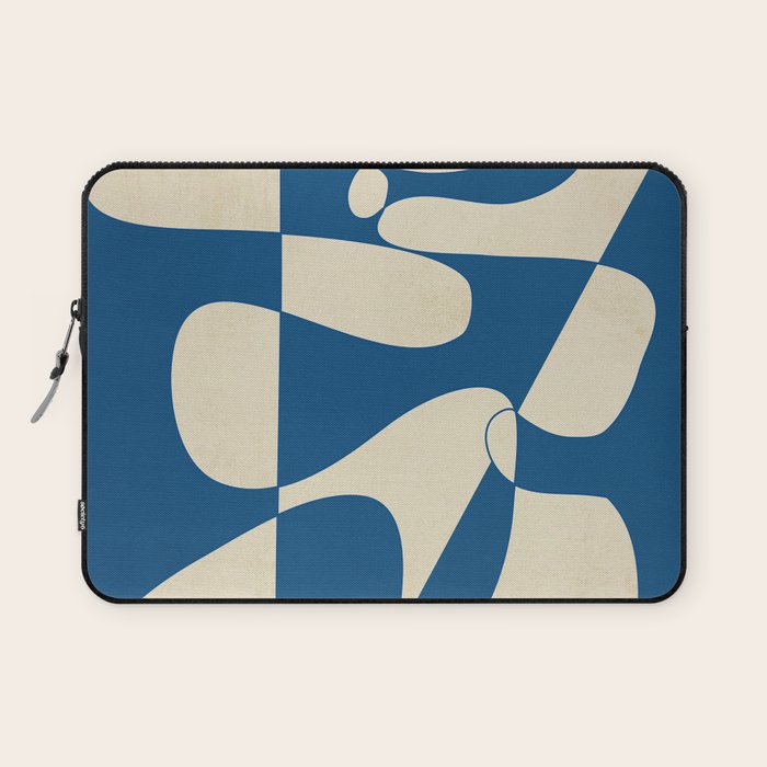 Modern Abstract Depth - Cobalt Laptop Sleeve Gallery Image 1