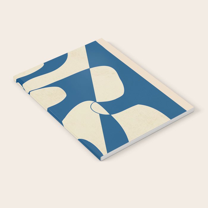 Modern Abstract Depth - Cobalt Notebook Gallery Image 2