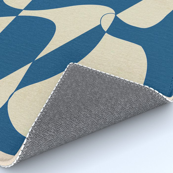 Modern Abstract Depth - Cobalt Rug Gallery Image 4