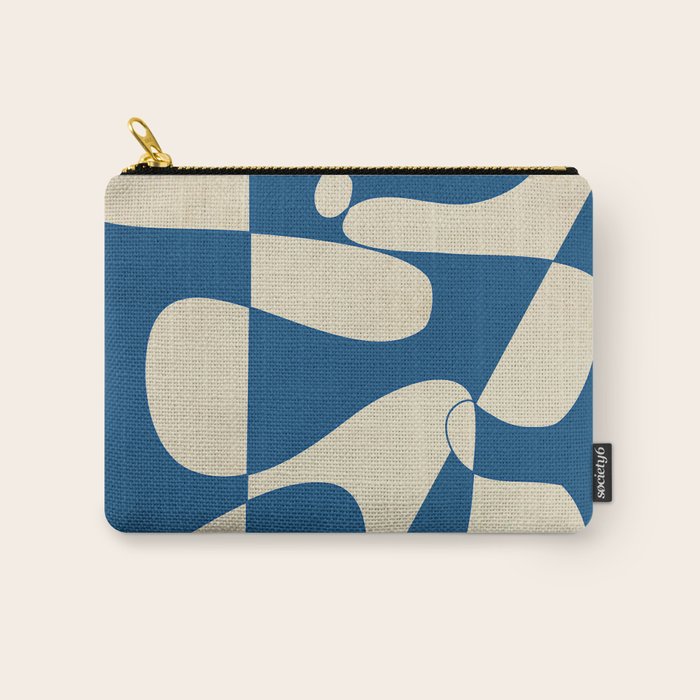 Modern Abstract Depth - Cobalt Carry All Pouch Gallery Image 1