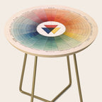 Prismatic: Color Wheel by Moses Harris, 1766 Side Table Gallery Image 2