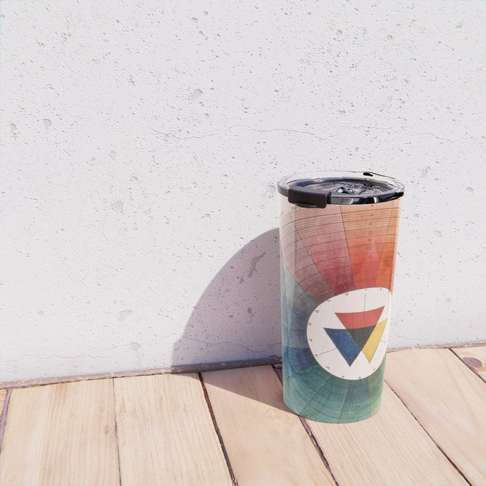Prismatic: Color Wheel by Moses Harris, 1766 Travel Mug Gallery Image 4