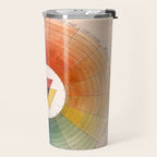 Prismatic: Color Wheel by Moses Harris, 1766 Travel Mug Gallery Image 2