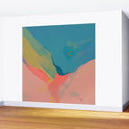 Moon Light On Rainbow Pastel | Night Sky Texture Design Wall Mural Gallery Image 2