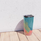 Moon Light On Rainbow Pastel | Night Sky Texture Design Travel Mug Gallery Image 4